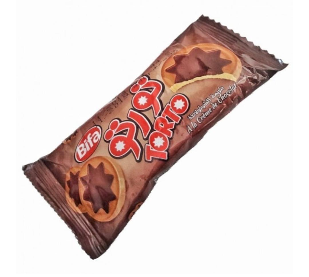 Galletas estrellitas con crema de chocolate
