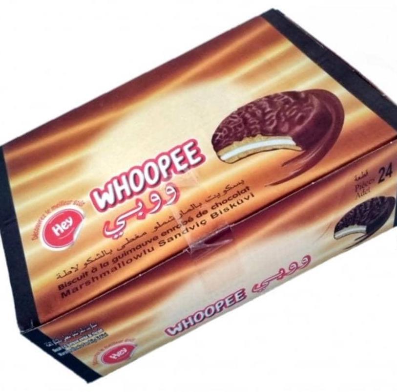 Caja de galletas de chocolate