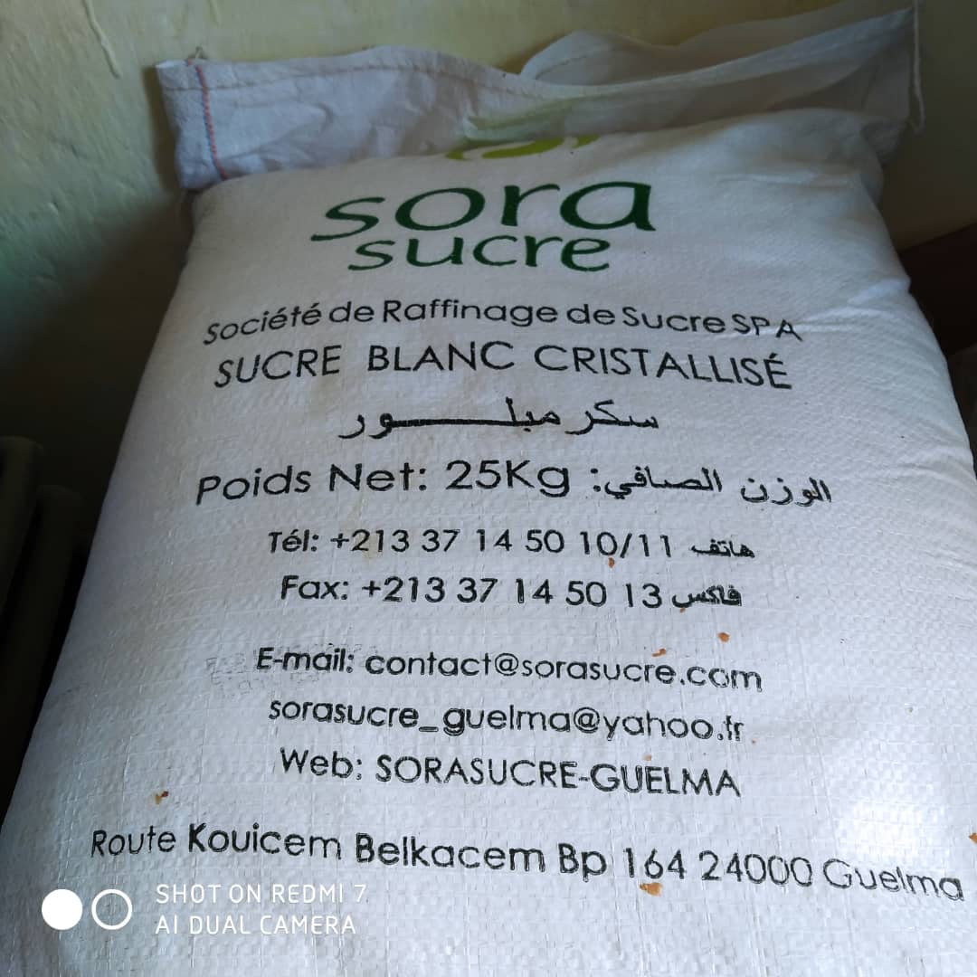 Azúcar Blanco saco SORA SUCRE