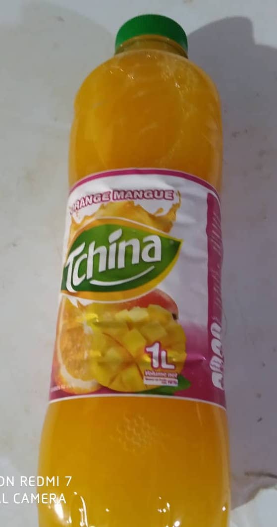 Zumo naranja y mango 