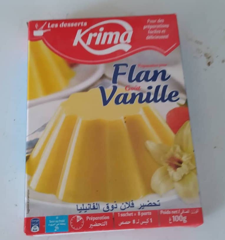 Flan de vainilla -Krima-