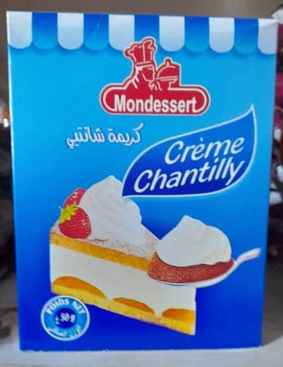 Crema chantilly -Mondessert-