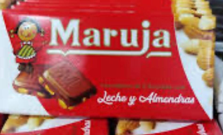 Tableta chocolate con leche y almendras -Maruja-