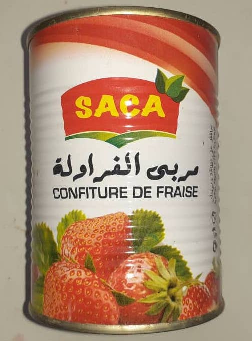 Mermelada de fresa -Saca-
