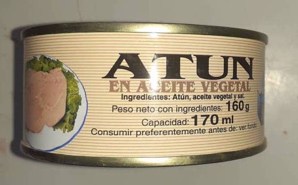 Atún en aceite vegetal