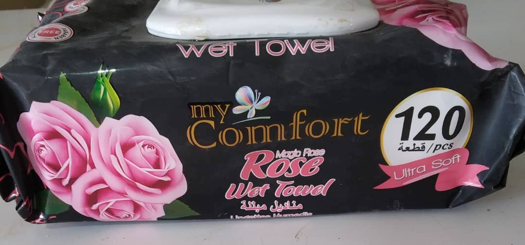 Toallitas aroma rosas 