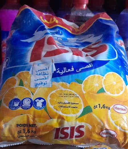 Detergente en polvo aroma limón -Isis-
