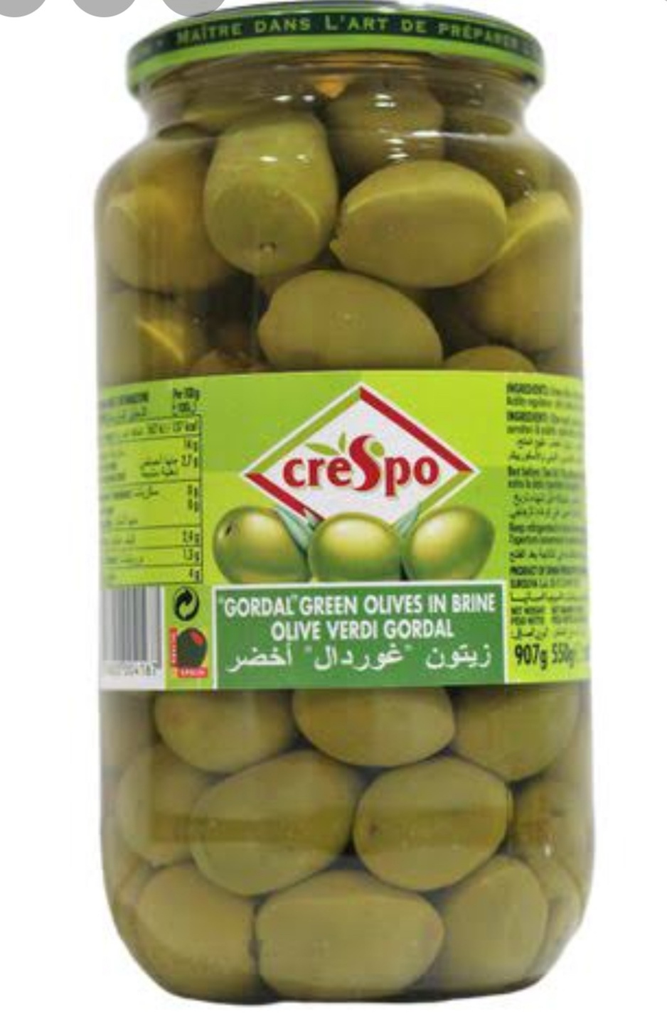 Aceitunas gordal -Crespo-