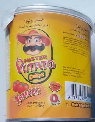 PATATAS FRITAS SABOR TOMATE -MISTER POTATO-