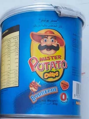 PATATAS FRITAS SABOR BARBACOA -MISTER POTATO-