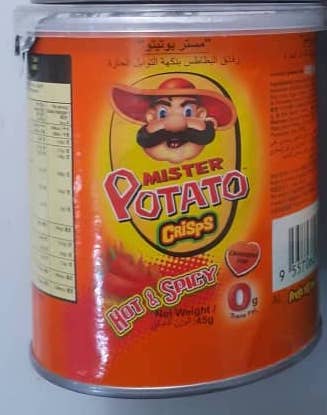 PATATAS FRITAS SABOR PICANTES -MISTER POTATO-