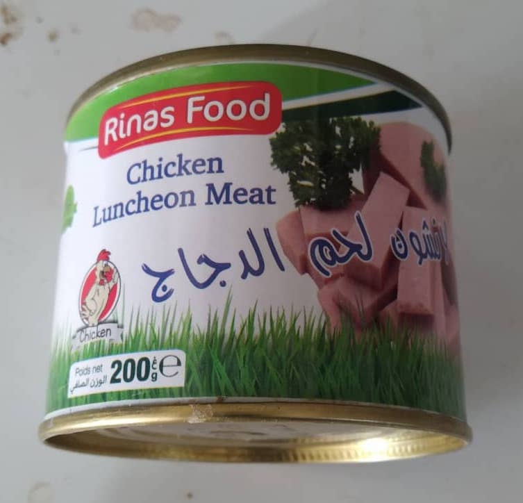 Embutido de pollo en lata -Rinas Food-