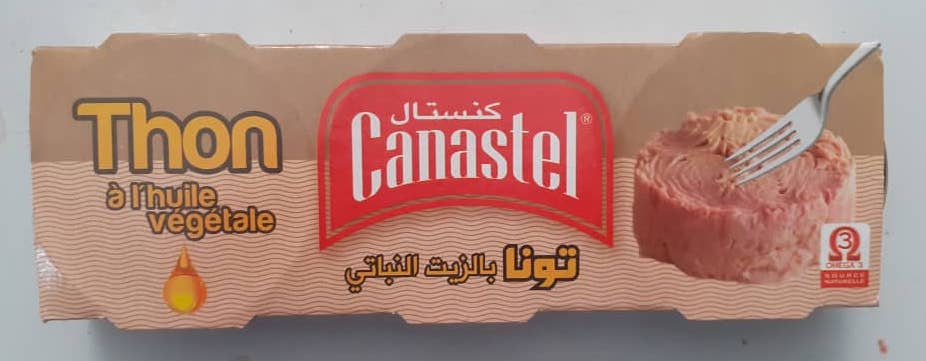 Atún en aceite vegetal -Canastel- 