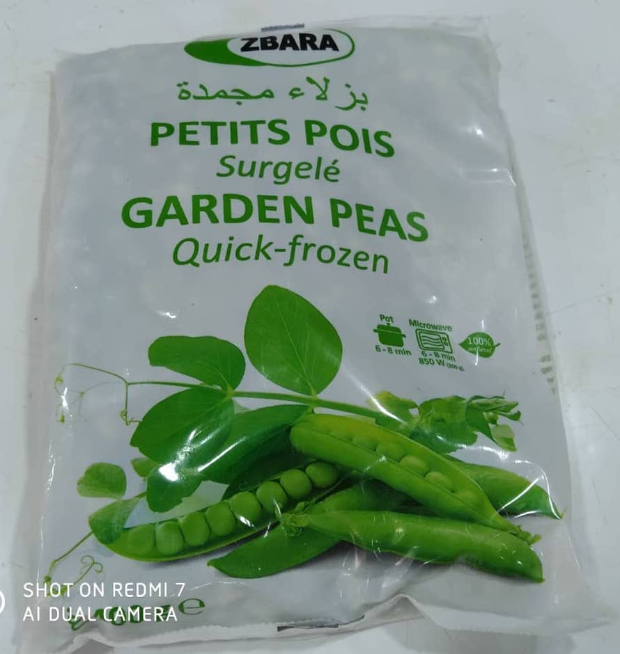 Guisantes congelados