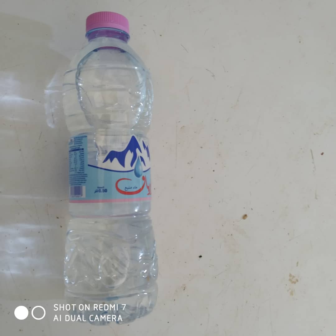 12 botellas de agua de 0,50 cl
