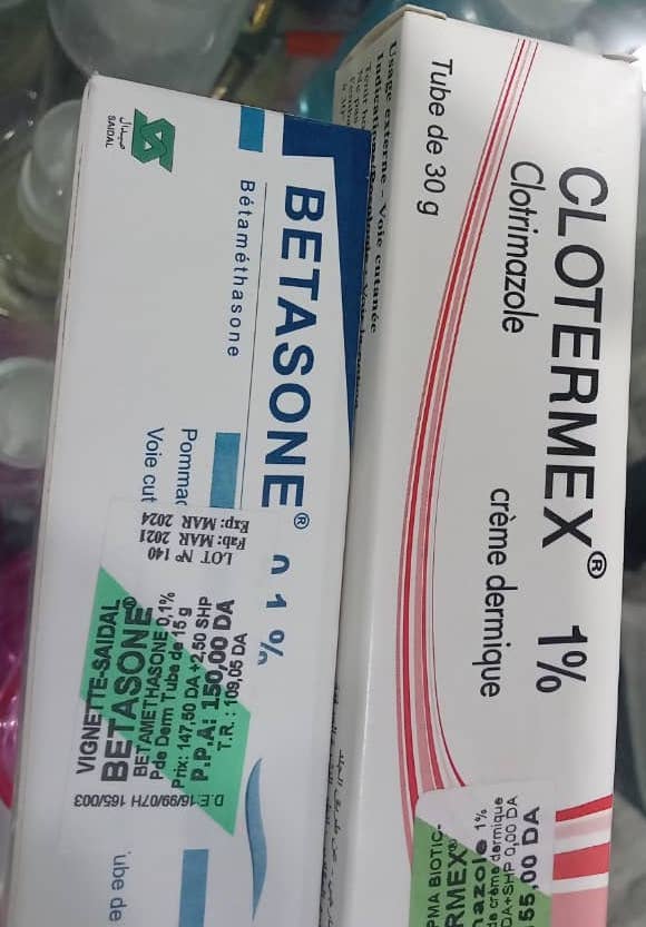 Clotrimazol y betametasona tópica