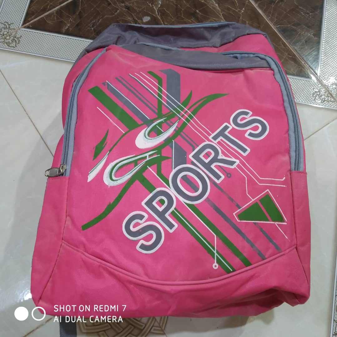 Mochila rosa sports
