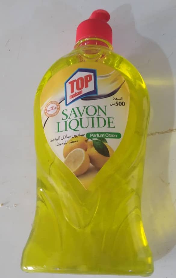 Jabón líquido vajilla aroma limón -TOP-