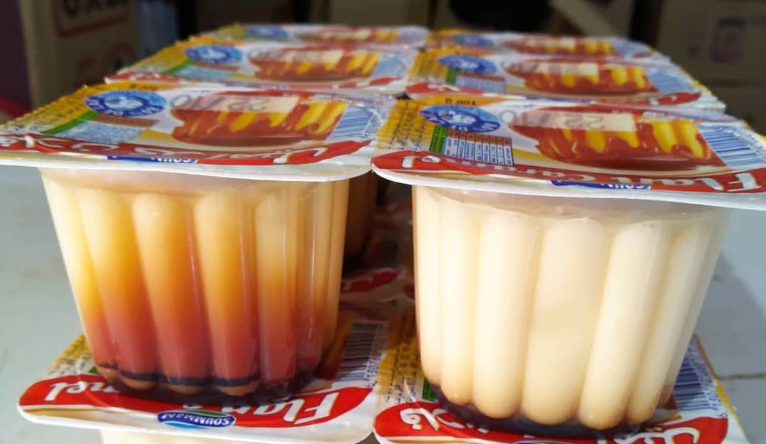 Flan de huevo con caramelo
