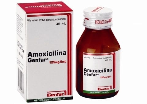 Amoxicilina 125 mg / 5 ml
