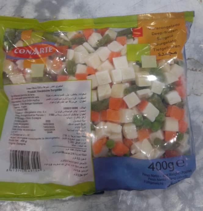 Menestra de verduras congeladas -Conarte-
