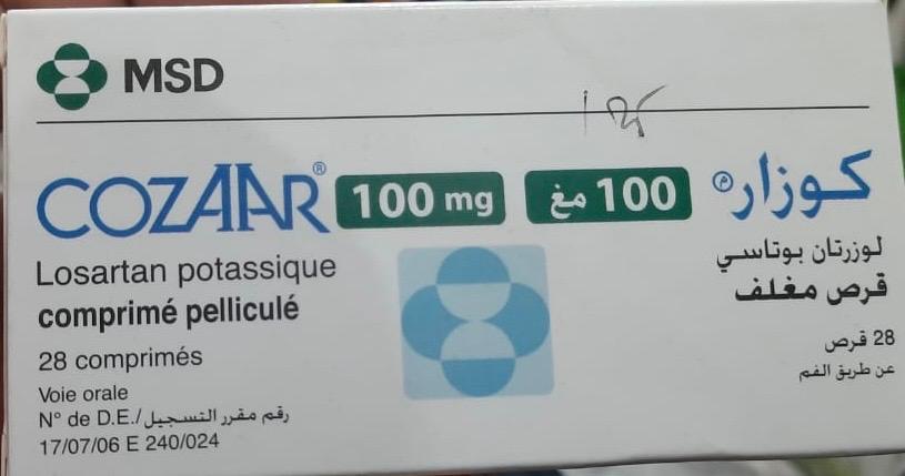 Losartan potásico 100 mg