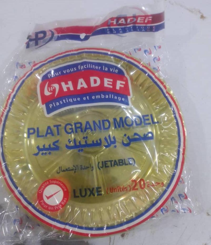Platos plástico