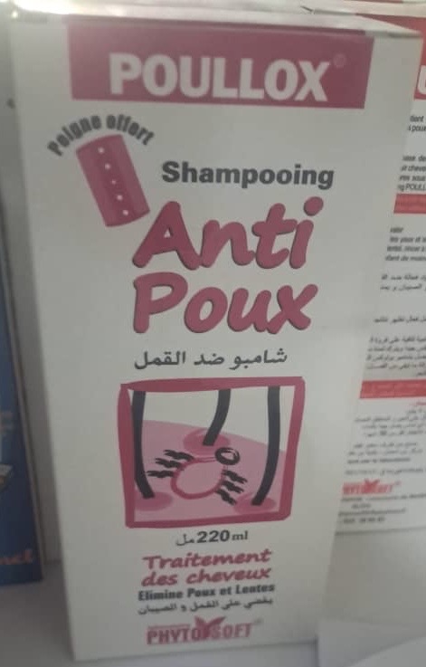 Champú anti piojos y liendres -POULLOX-