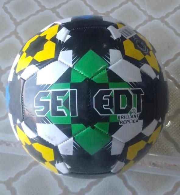 Pelota cuero negra