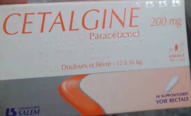 CETALGINE 200 mg (Paracetamol)